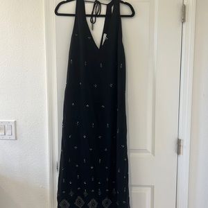 Beautiful beaded black dress